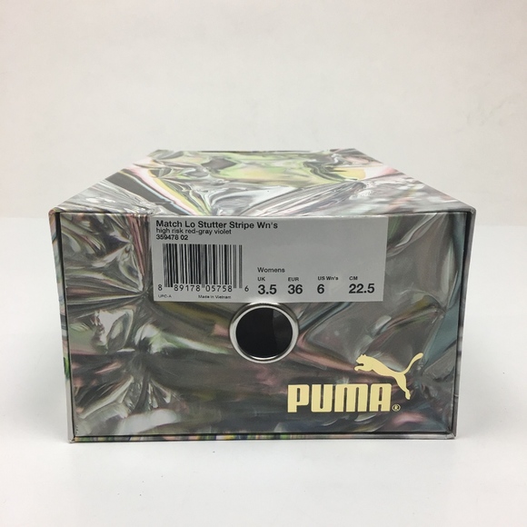 Solange x Puma Suede Classic Woven Red Women's US6 - Picture 4 of 4